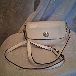 Coach Cream Crossbody Bag